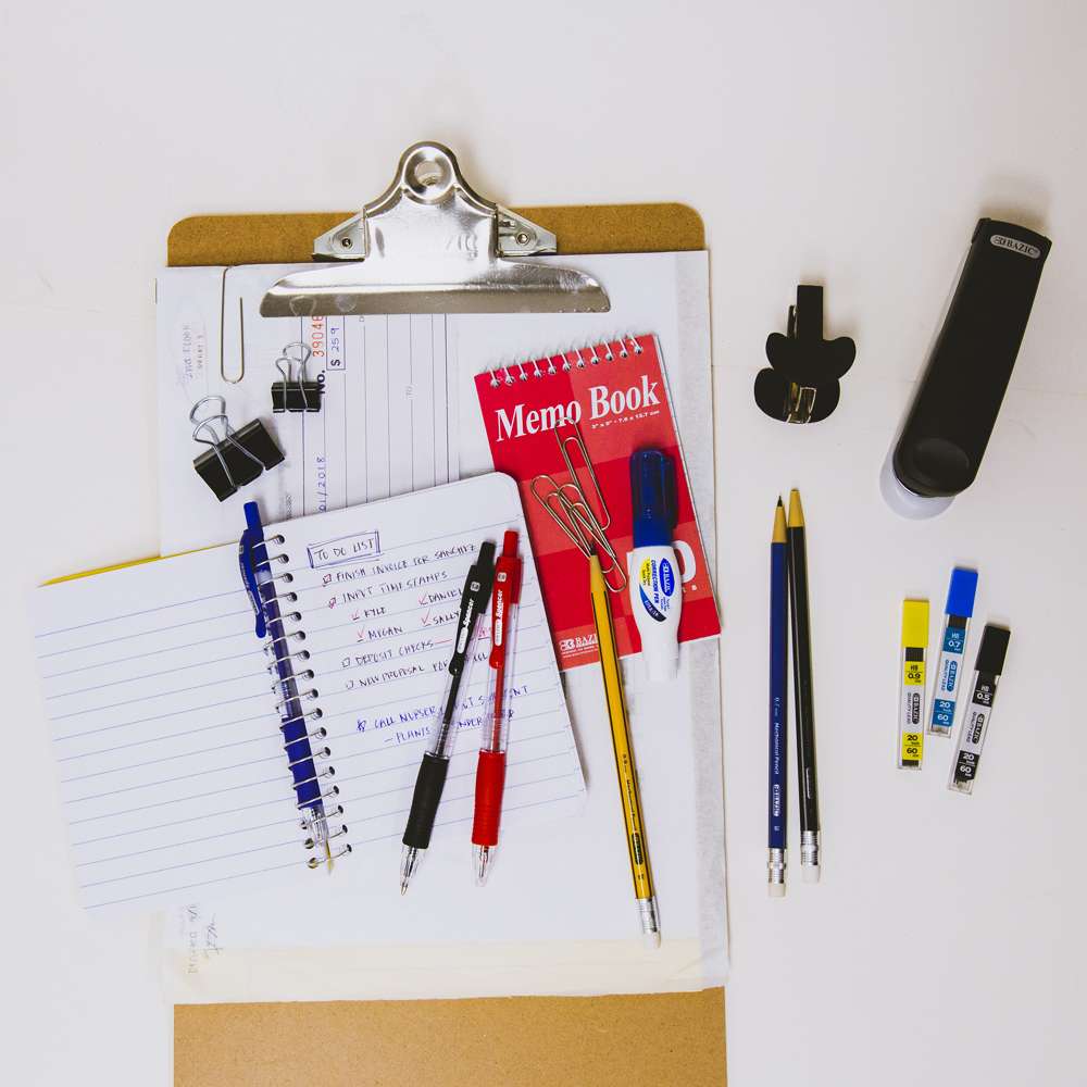 50 Ct. 3" X 5" Top Bound Spiral Memo Books (4/Pack)