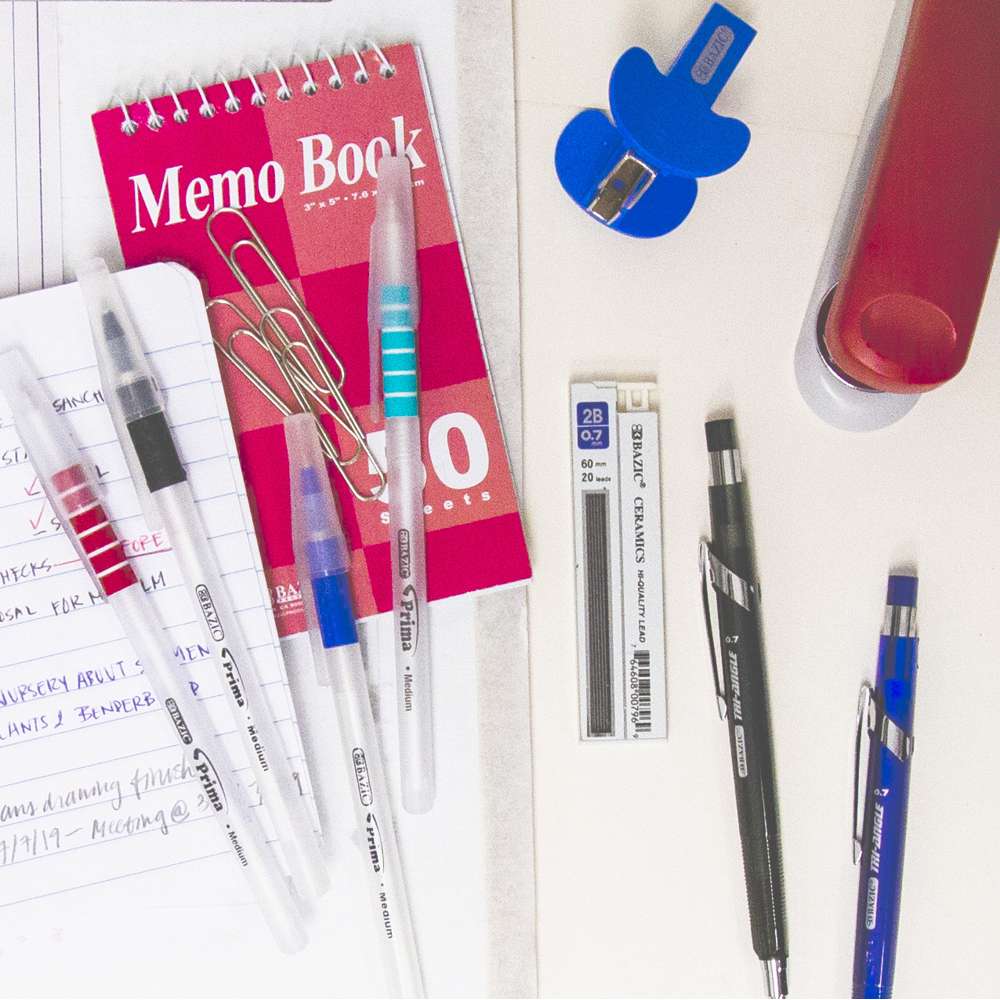 50 Ct. 3" X 5" Top Bound Spiral Memo Books (4/Pack)