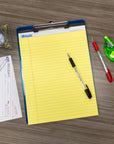 50 Ct. 8.5" X 11.75" Canary Perforated Writing Pads (12/Pack)