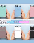 100 Ct. 3" X 5" Top Bound Poly Spiral Memo Books