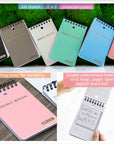 100 Ct. 3" X 5" Top Bound Poly Spiral Memo Books