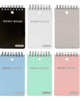 100 Ct. 3" X 5" Top Bound Poly Spiral Memo Books