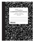 Composition Book W/R Black Marble Premium 100 Ct.
