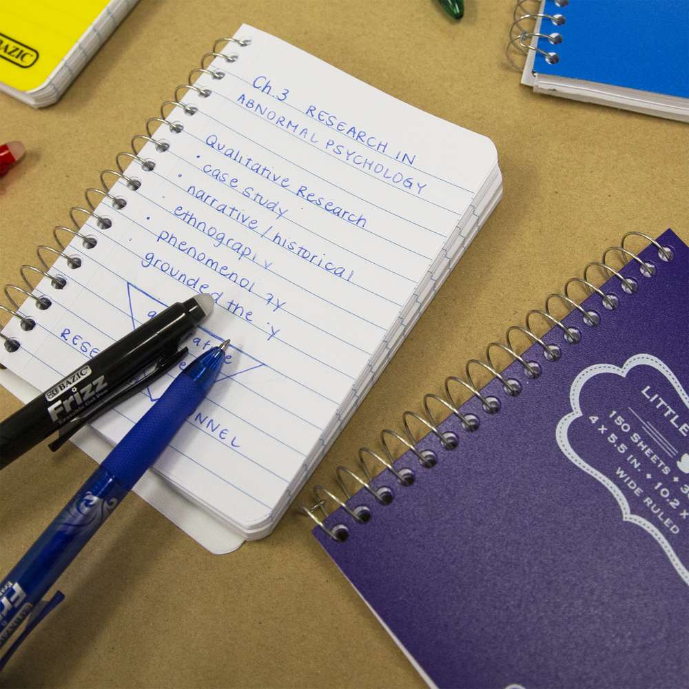 150 Ct. 4" X 5.5" Poly Cover Spiral Fat Book