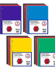 C/R 70 Ct. 1-Subject Spiral Notebook (3/Pack)