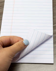 White Jr. Perforated Writing Pad 5" X 8" 50 Ct. (2/Pack)