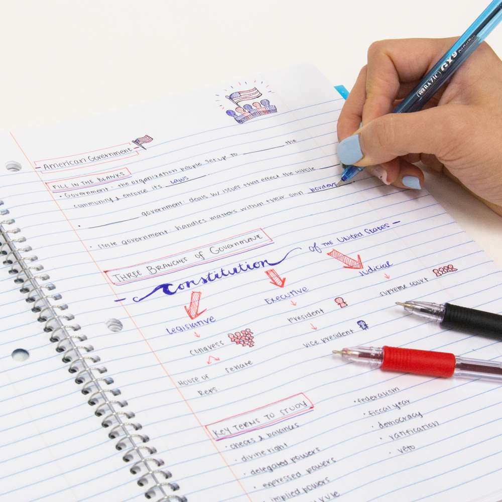 C/R 70 Ct. 1-Subject Spiral Notebook