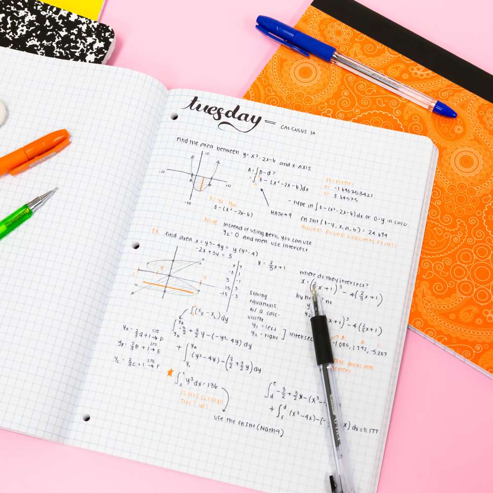 80 Ct. 8.5" X 11" Reversible 4"/5" Quad Ruled Wireless Notebook