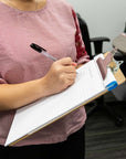 White Perforated Writing Pad 8.5" X 11.75" 50 Ct.