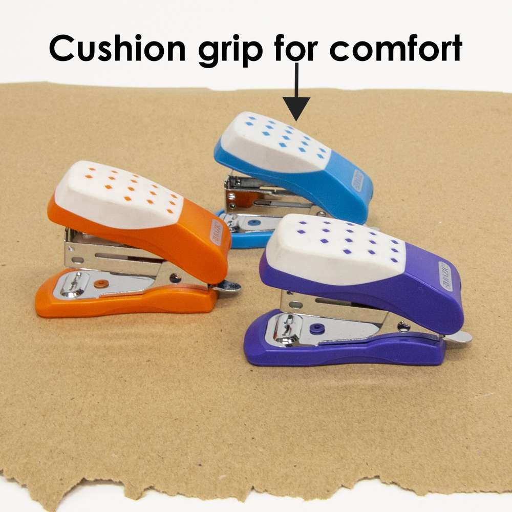 Mini Cushion Grip Standard (26/6) Stapler w/ 500 Ct. Staples