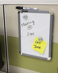 8.5" X 11" CLASSIQUE Magnetic Dry Erase Board w/ Marker & 2 Magnets
