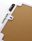 Dry Erase / Cork Combo Board 8.5" X 11" w/ Marker