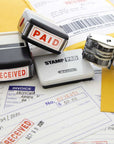 Received Self Inking Rubber Stamp (Red Ink)