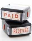 Received Self Inking Rubber Stamp (Red Ink)