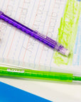 Electra Sparkly 0.7 mm Mechanical Pencil w/ Glitter Grip (4/Pk)