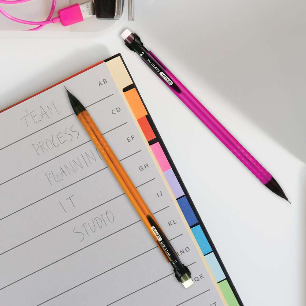Electra 0.7 mm Fashion Color Mechanical Pencil (5/Pack)