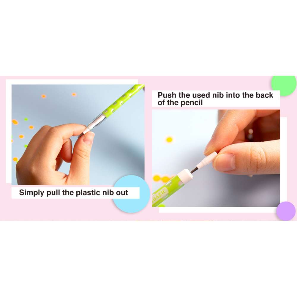 Sports Multi-Point Pencil (8/Pack)