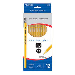 Yellow Pencil #2 Premium (12/Pack)