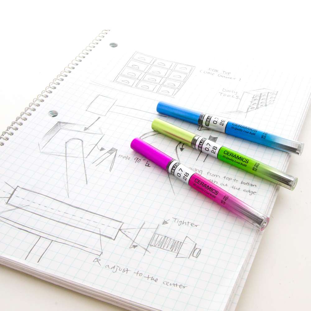 12 Ct. 0.7 mm XL Ceramics High-Quality Mechanical Pencil Lead (3/Pack)