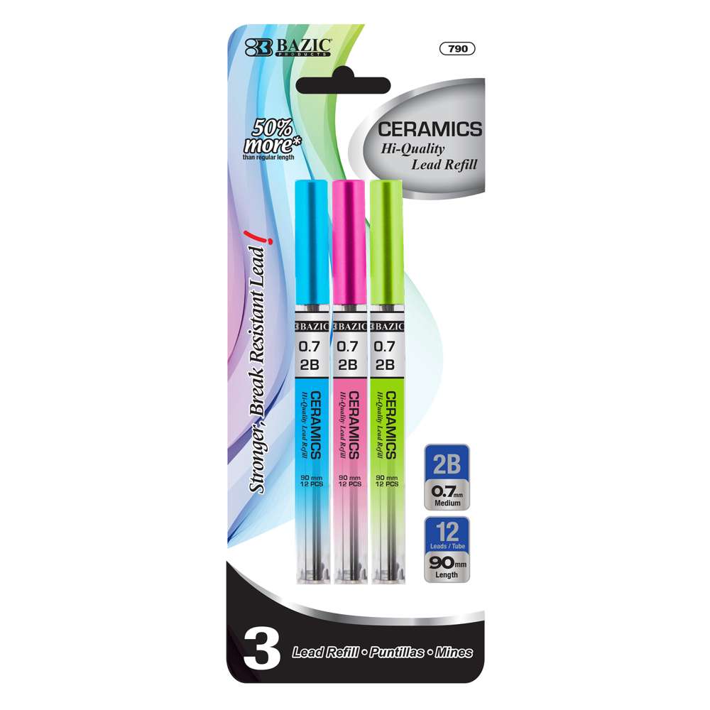 12 Ct. 0.7 mm XL Ceramics High-Quality Mechanical Pencil Lead (3/Pack)