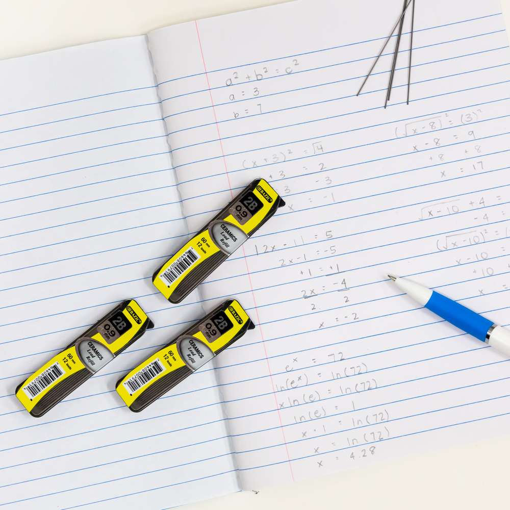 12 Ct. 0.9 mm Ceramics High-Quality Mechanical Pencil Lead (3/Pack)