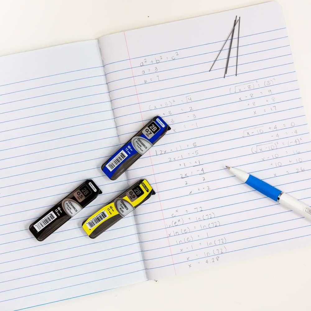 12 Ct. 0.7 mm Ceramics High-Quality Mechanical Pencil Lead (3/Pack)