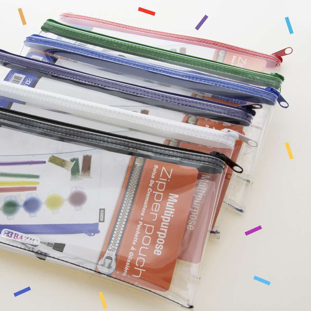 11" x 5" Clear Pencil Pouch