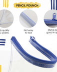 Pencil Pouch Clear 11" x 5"