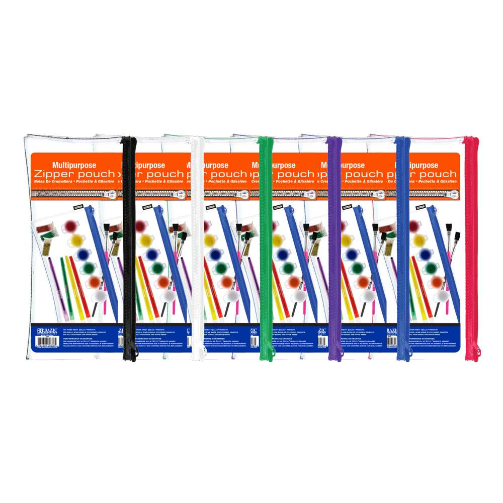 11" x 5" Clear Pencil Pouch