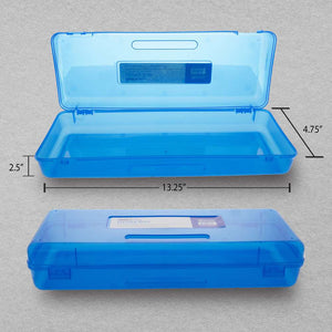 Pencil Case Multipurpose Utility Box Ruler Length - Bright Color