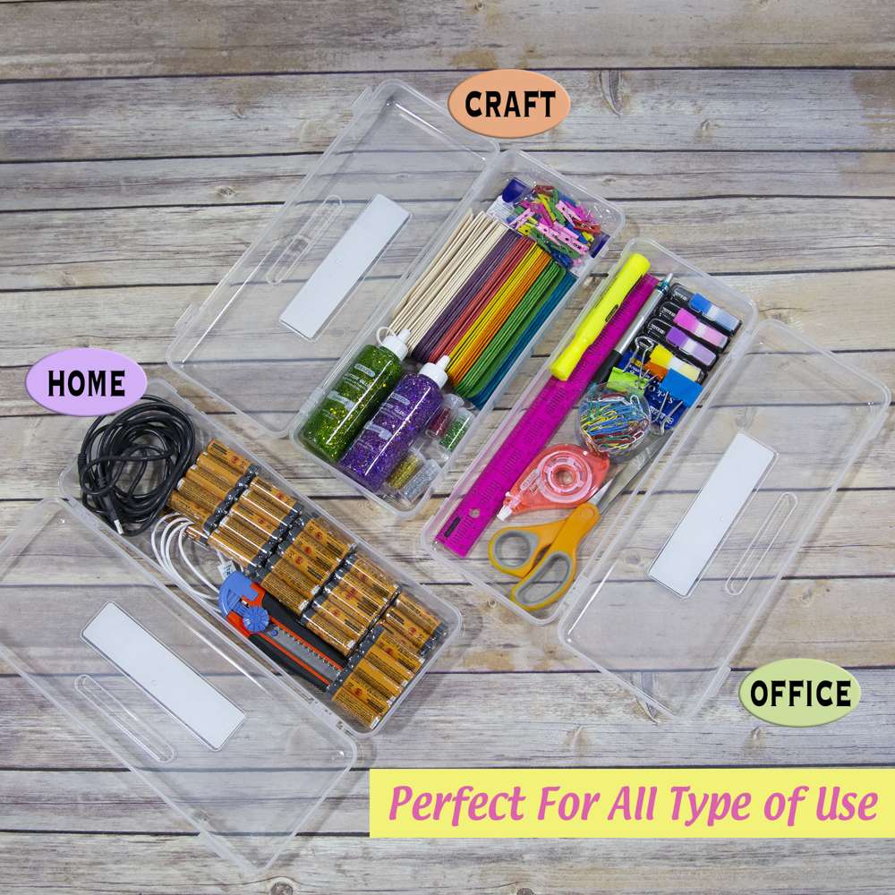 Clear Multipurpose Ruler Length Utility Box