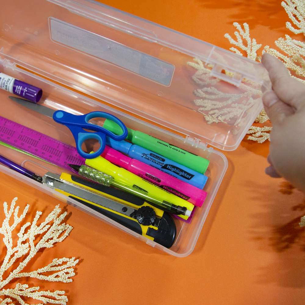 Clear Multipurpose Ruler Length Utility Box