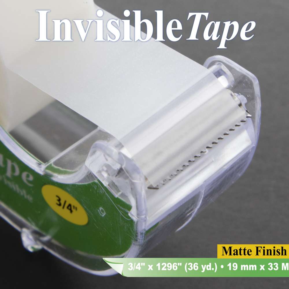 3/4" x 1296" Invisible Tape w/ Dispenser