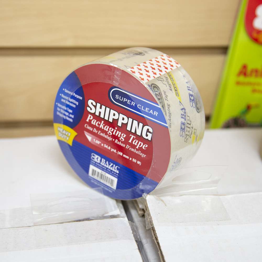 1.88" x 54.6 Yards Super Clear Heavy Duty Shipping Packaging Tape