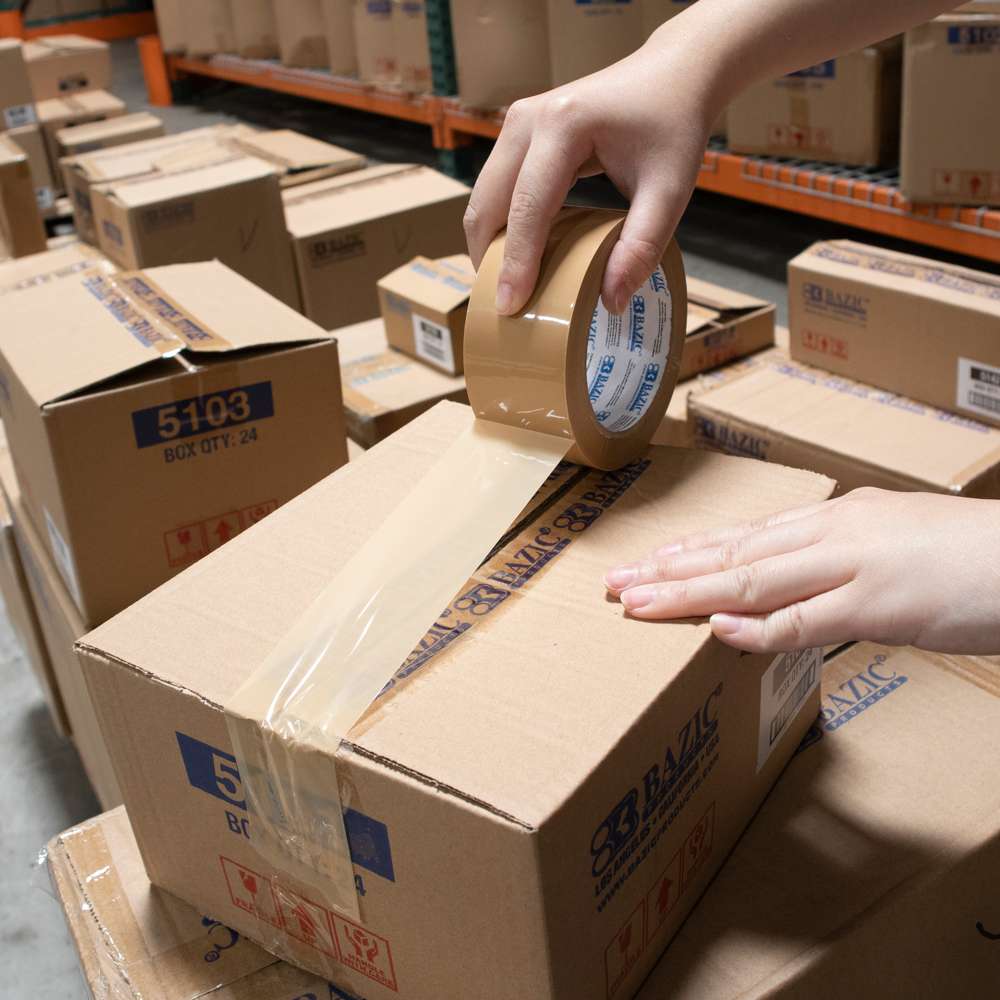 1.88" X 109.3 Yards Tan Packaging Tape