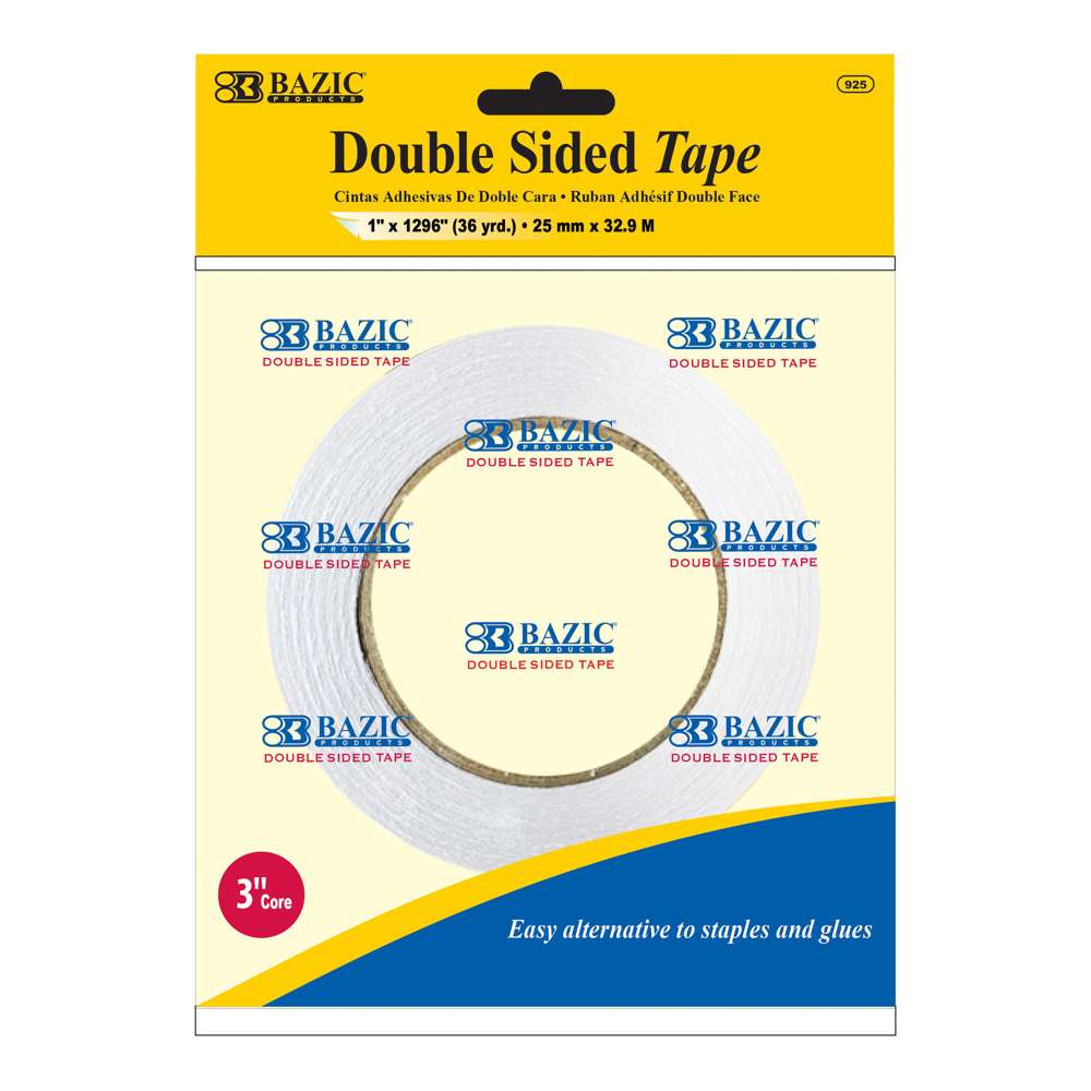 1" X 36 Yard (1296") Double Sided Tape