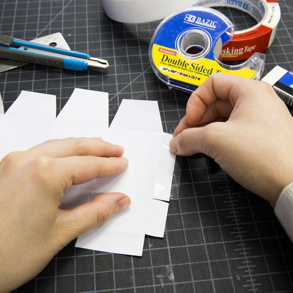 3/4" X 500" Double Sided Permanent Tape w/ Dispenser