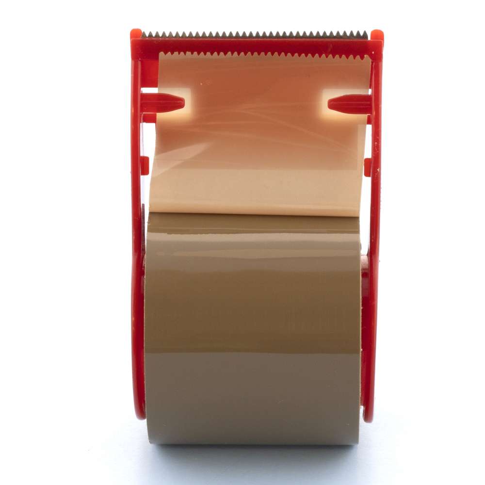 1.88" X 800" Tan Packaging Tape w/ Dispenser