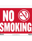 12" X 16" No Smoking Sign
