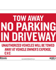 12" X 16" Tow Away Sign