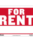 12" X 16" For Rent Sign