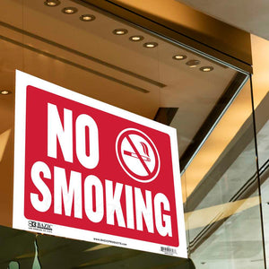 9" X 12" No Smoking Sign