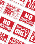 9" X 12" Help Wanted Sign