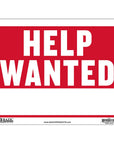 9" X 12" Help Wanted Sign