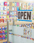 9" X 12" Open Sign w/ Closed Sign on Back