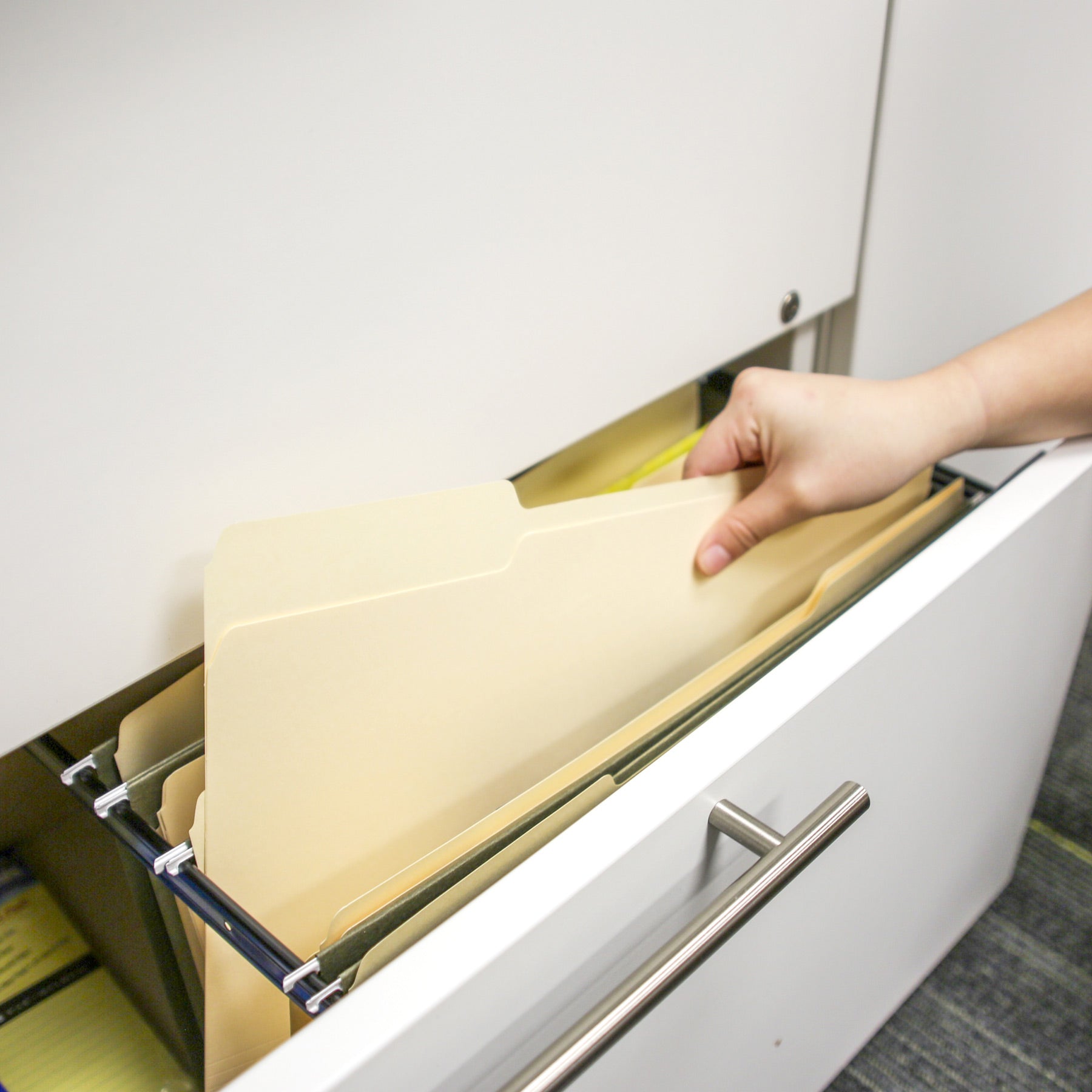 1/3 Cut Letter Size Manila File Folder (12/Pack)
