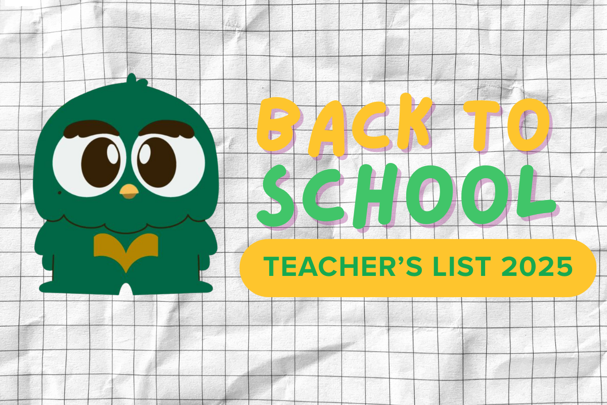 Teacher's List: Back to School Supply List 2025