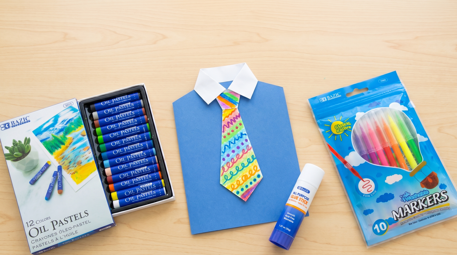 Easy Father's Day Craft for Kids: A Paper Tie Card in 15 Minutes