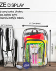 17" Clair Clear Backpack