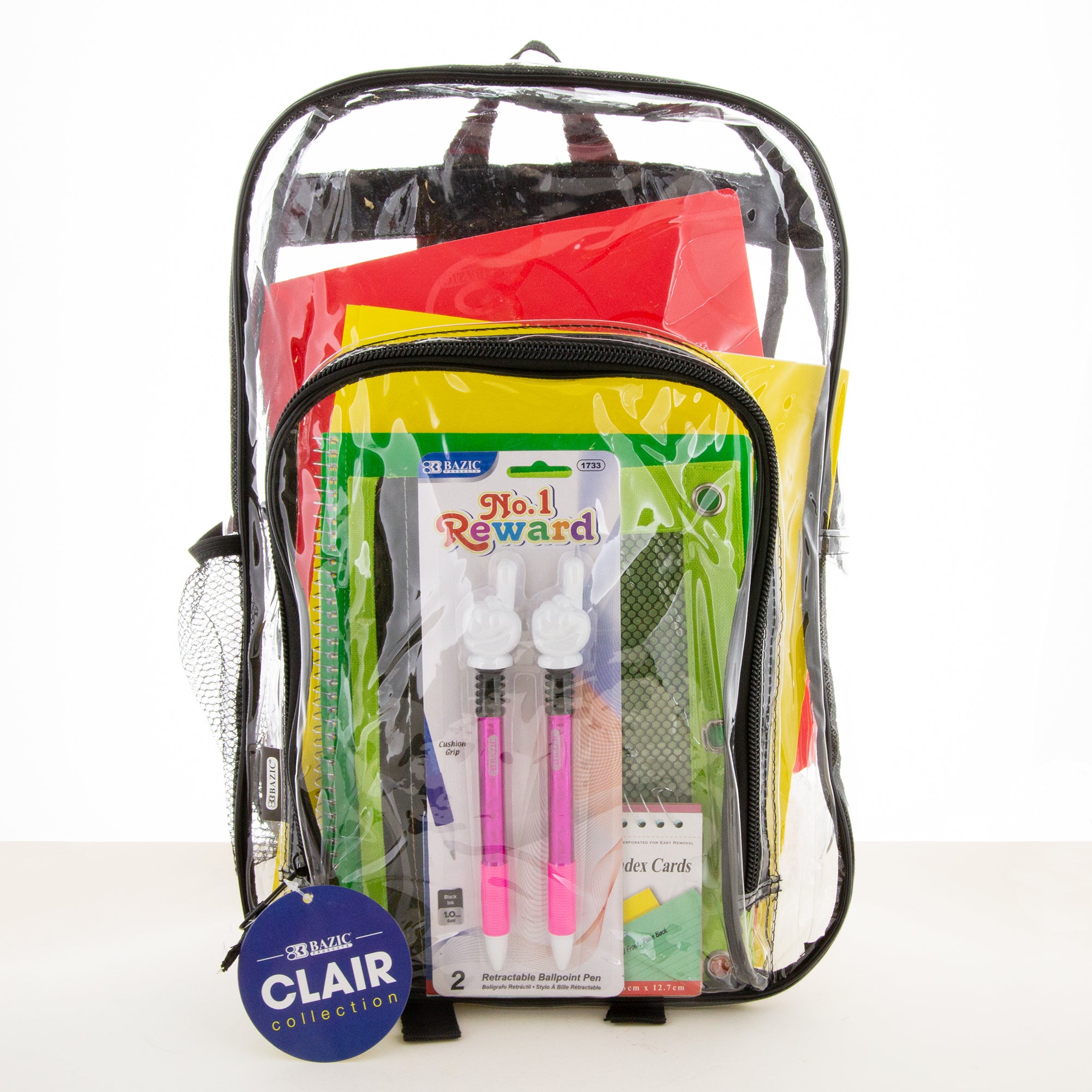 Clair Clear Backpack, 17 in, Stadium Book Bag